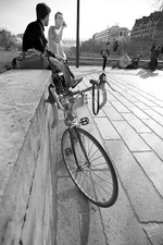 Impresión Foto Auténtico Analógica Baryte Bicicleta Bastille París 30X45cm comprar usado  Enviando para Brazil