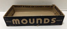 Vintage Peter Paul's MOUNDS Candy Bar Caixa de Exibição Vazia 5 CENTAVOS - Era 1930 comprar usado  Enviando para Brazil