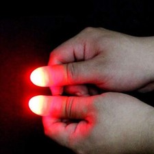polegar mágico iluminar led truque brilho no escuro crianças piscando luz mágica brincadeira comprar usado  Enviando para Brazil