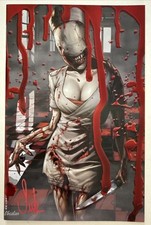 *ASSINADO* Bloody SPOTFOIL COVER Gore Noir Silent Hill Nurse Surtur com certificado de autenticidade comprar usado  Enviando para Brazil