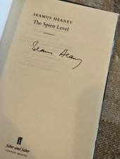 Seamus heaney signed for sale  LONDONDERRY