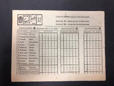 Schedina totocalcio 1946 usato  Roma