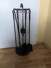 Kaminbesteck schmiedeeisen gebraucht kaufen  Rimbach