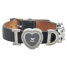 Relógio Dolce And Gabbana Time I Love Dg Dw0005 quartzo mostrador preto aço inoxidável  comprar usado  Enviando para Brazil
