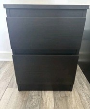 Ikea malm black for sale  MANCHESTER