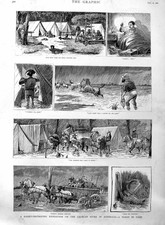 Old antique print for sale  UK