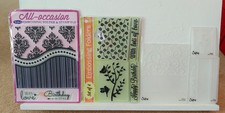 Mixed embossing folders for sale  DONCASTER
