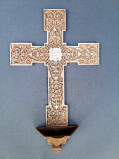 Bénitier croix crucifix d'occasion  Soissons