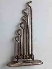 Secador de toalhas de cozinha giratório vintage 6 pinos de metal montado na parede comprar usado  Enviando para Brazil