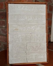 Bolinhas de gude Grand Tour de gesso Intaglios dos frisos do panteão/fígala comprar usado  Enviando para Brazil