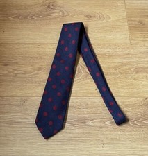 Drake navy polka for sale  TWICKENHAM