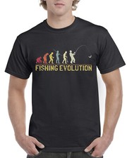Camiseta Top Presente para Pai: Evolução da Pesca Esportiva Algodão Conforto comprar usado  Enviando para Brazil