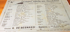 Libretto musicale epoca usato  Belluno