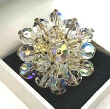 Vintage clear crystal for sale  UK