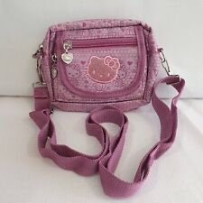 Bolsa Hello Kitty rosa ajustável alça removível cinto laço 3 bolsos zíperes comprar usado  Enviando para Brazil