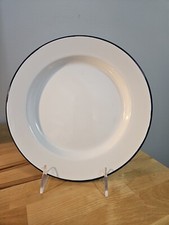 White enamelware blue for sale  Kansas City
