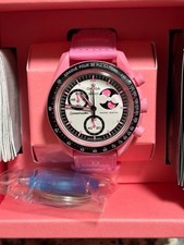 Omega swatch pink usato  Frattamaggiore