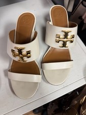 Sandália Tory Burch Everly 65mm anabela sapato marfim tamanho 6.5 comprar usado  Enviando para Brazil