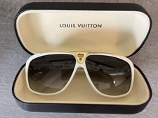 Óculos de Sol Louis Vuitton Vintage Evidence Millionaire Branco/Dourado 100% AUTÊNTICO comprar usado  Enviando para Brazil
