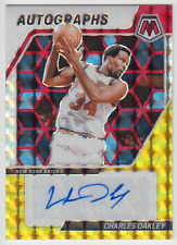2023-24 Panini Mosaico Escolha Charles Oakley Autógrafos Ouro Vermelho Prizm Auto comprar usado  Enviando para Brazil