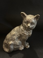 Statuette chat laiton d'occasion  Peymeinade