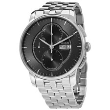 Relógio masculino Mido Baroncelli cronógrafo automático mostrador preto M86074131 comprar usado  Enviando para Brazil