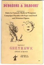 Suplemento Dungeons & Dragons 1 Greyhawk: TSR 1976: 11ª impressão -1979 comprar usado  Enviando para Brazil