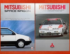 ➽ MITSUBISHI COLT SPACE WAGON STARION PAJERO | Belgien prospekt brochure | 1985! comprar usado  Enviando para Brazil