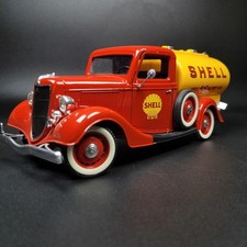 Caminhão de entrega Ford Shell gasolina modelo diecast diorama em escala 1/18 1936 comprar usado  Enviando para Brazil