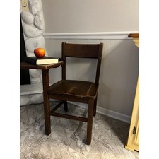 Vintage highback wooden for sale  Crown Point