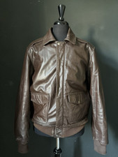 Leather flying jacket for sale  EASTBOURNE