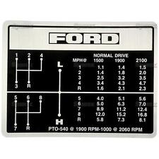 Usado, Adesivo MPH de câmbio de marchas para Ford Tractor 8 velocidades 5000 5600 6600 6700 7000 7600 7700 comprar usado  Enviando para Brazil