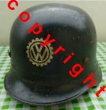 Stahlhelm abzeichen werkschutz gebraucht kaufen  Deutschland