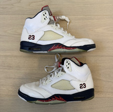 NIKE AIR JORDAN 5 RETRÔ DIA DA INDEPENDÊNCIA OLÍMPICA 136027-103 TAMANHO 11.5 comprar usado  Enviando para Brazil