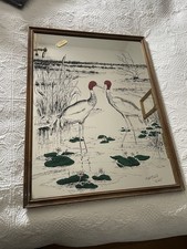 Ancien miroir sérigraphié d'occasion  Rambervillers