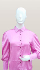 Novas Camisas Femininas Casuais Gola Longa Algodão Botão Blusa Tops Tamanho G comprar usado  Enviando para Brazil