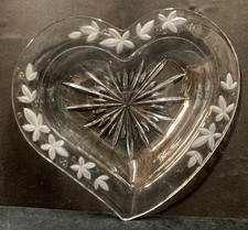 Heart shaped clear for sale  Mc Connellsburg