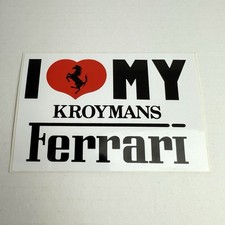 Ferrari kroymans autocollant d'occasion  Saint-Genis-de-Saintonge
