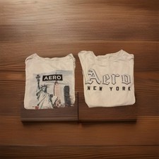 Camisas Aeropostale (2 PACOTES) médias comprar usado  Enviando para Brazil