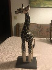 Giraffe figur holz gebraucht kaufen  Vöhringen