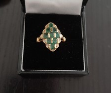 Baque marquise émeraudes d'occasion  Vaulx-en-Velin