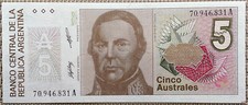Australes banknote geldschein gebraucht kaufen  Deutschland