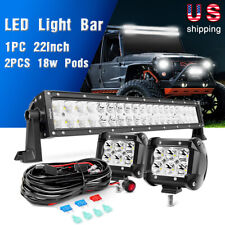 Barra de luz LED Nilight Off Road 20" 12" 4" polegadas combo ponto inundação para Jeep ATV 4WD comprar usado  Enviando para Brazil