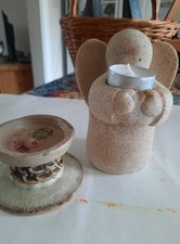 Studio pottery candle for sale  CARDIGAN