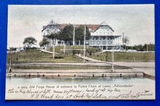 Adirondacks, NY. Old Forge House at Entrance to Fulton Chain of Lakes -... comprar usado  Enviando para Brazil