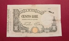 100 lire 1930 usato  Castiglione del Lago