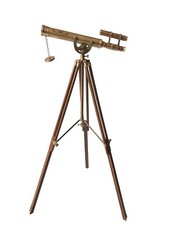 Telescópio de latão antigo marinho ajustável piso telescópio de latão Ma comprar usado  Enviando para Brazil