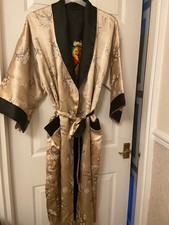 Silk dressing gown for sale  LEICESTER