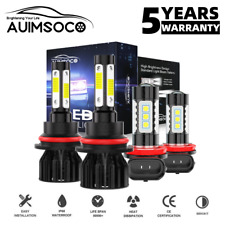 Faróis LED 9007 para 2017-2020 Mitsubishi Mirage G4 + lâmpadas de faróis de neblina H11, usado comprar usado  Enviando para Brazil