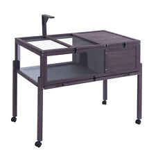 VEVOR Wybieg dla żółwi Domek dla żółwi Terrarium z drewna 965x610x825mm na sprzedaż  Wysyłka do Poland